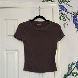 Old Navy Women's Chocolate Short Sleeve Tee